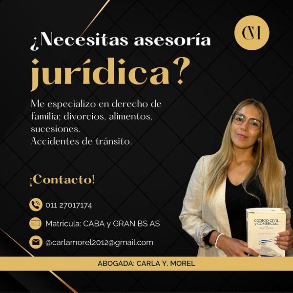 Estudio Jurídico Carla Y. Morel - Profesional en Derecho