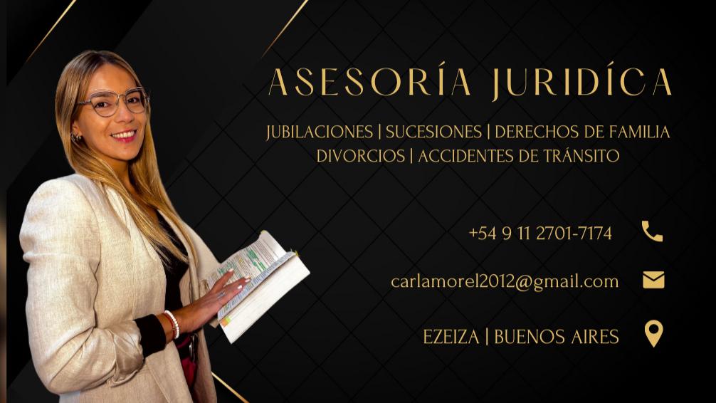 Abogada Carla Y. Morel especialista en derecho de familia y sucesiones en Buenos Aires